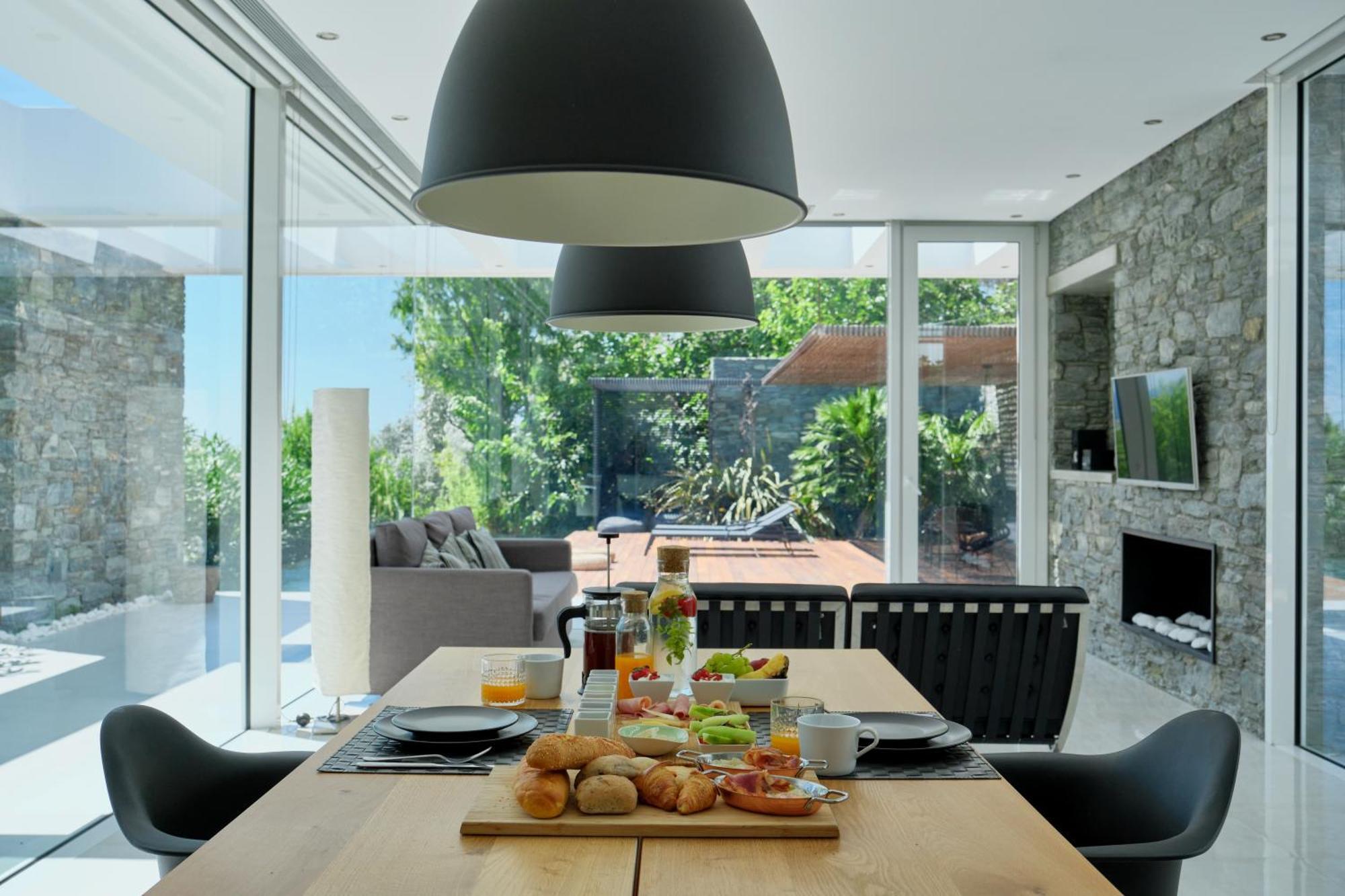 A - Luxury Villas Plomari Esterno foto