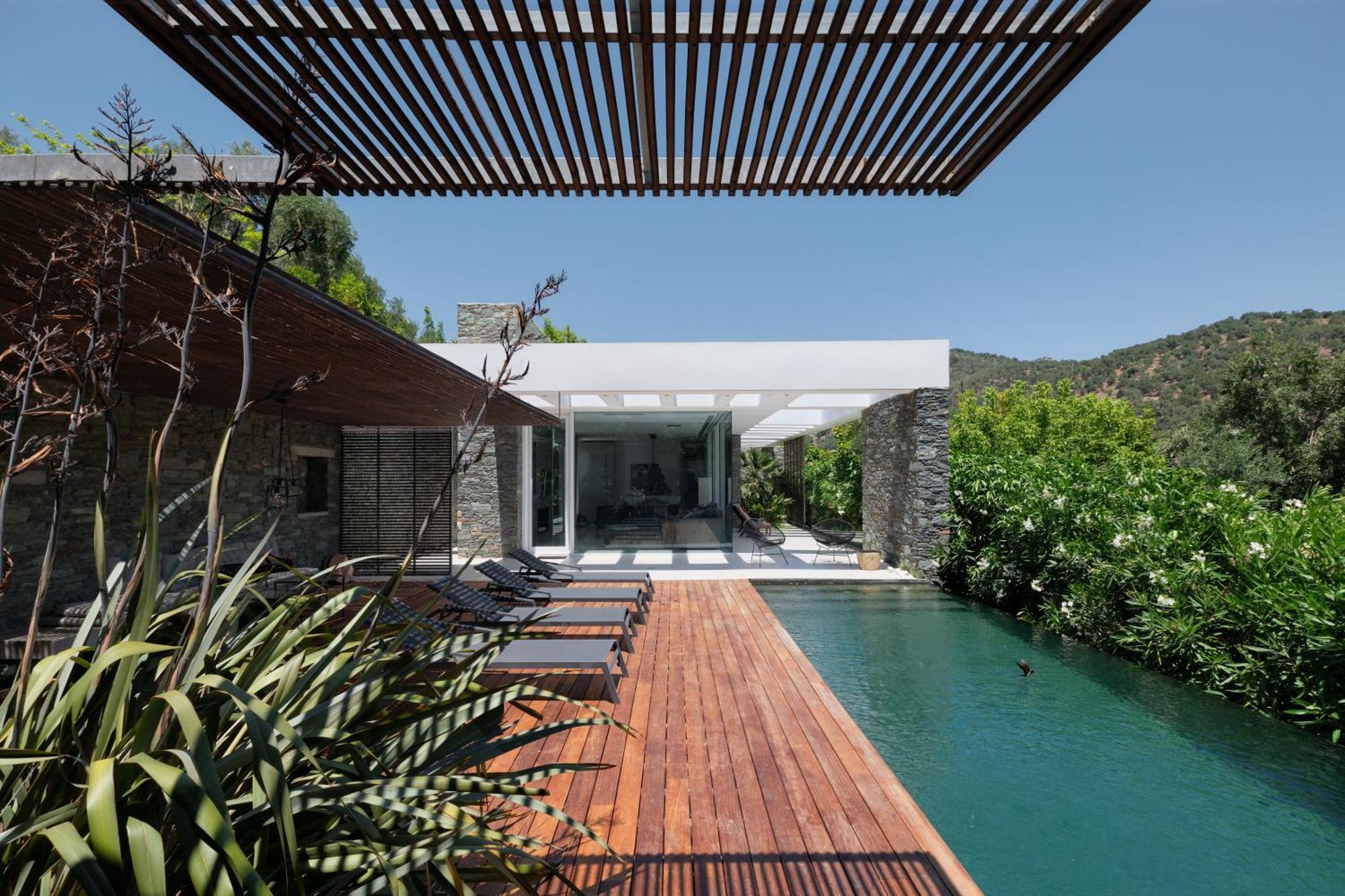 A - Luxury Villas Plomari Esterno foto
