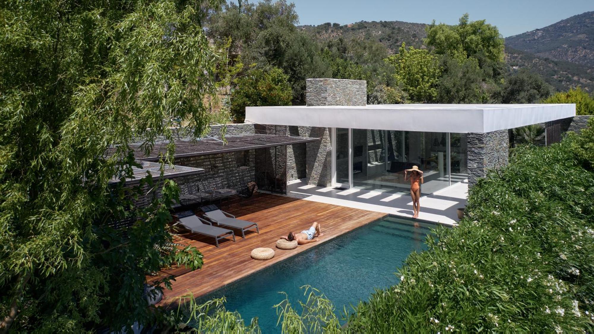 A - Luxury Villas Plomari Esterno foto