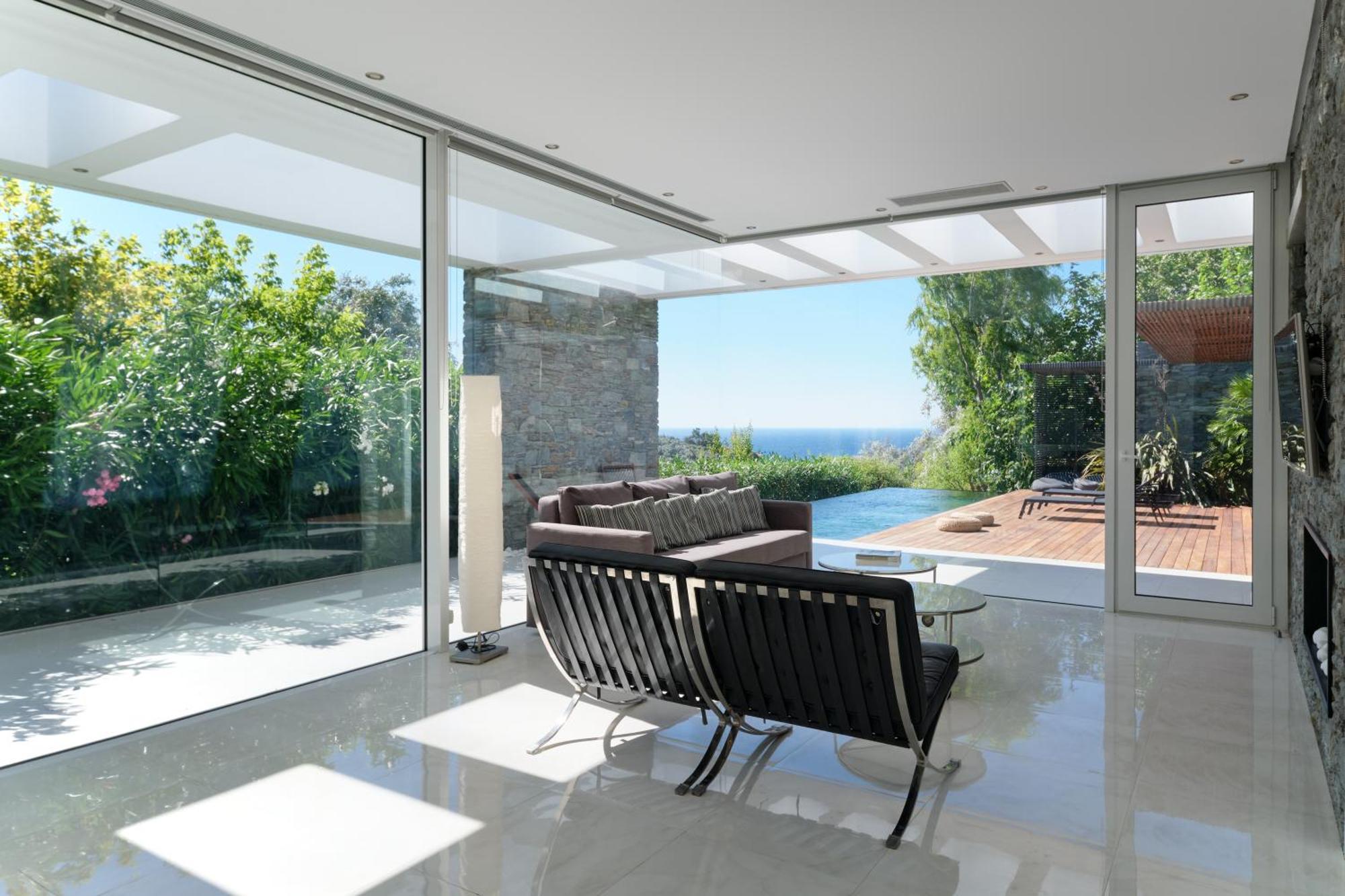 A - Luxury Villas Plomari Esterno foto