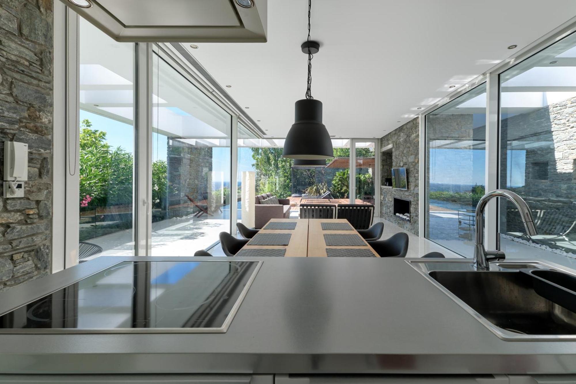 A - Luxury Villas Plomari Esterno foto